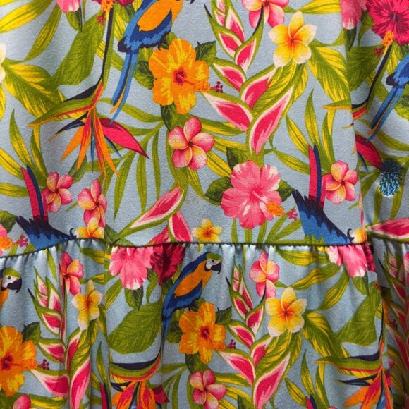 Tommy Bahama Girls Tropical Print Tiered Sundress Size 6 - Picture 5 of 7